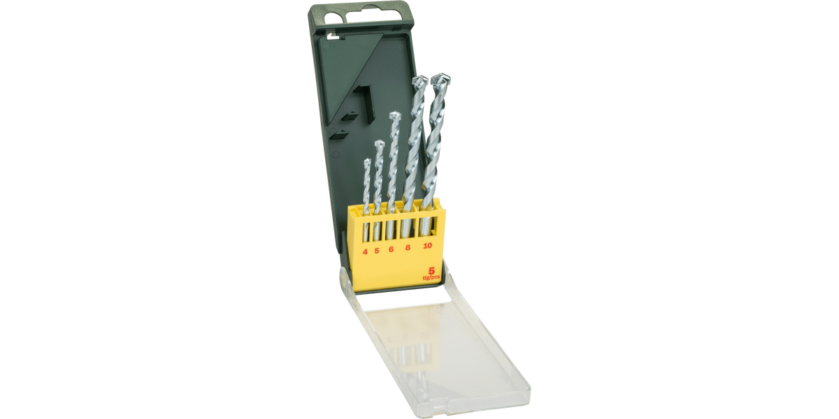 Masonry Drill Bit Set 5 Pieces
