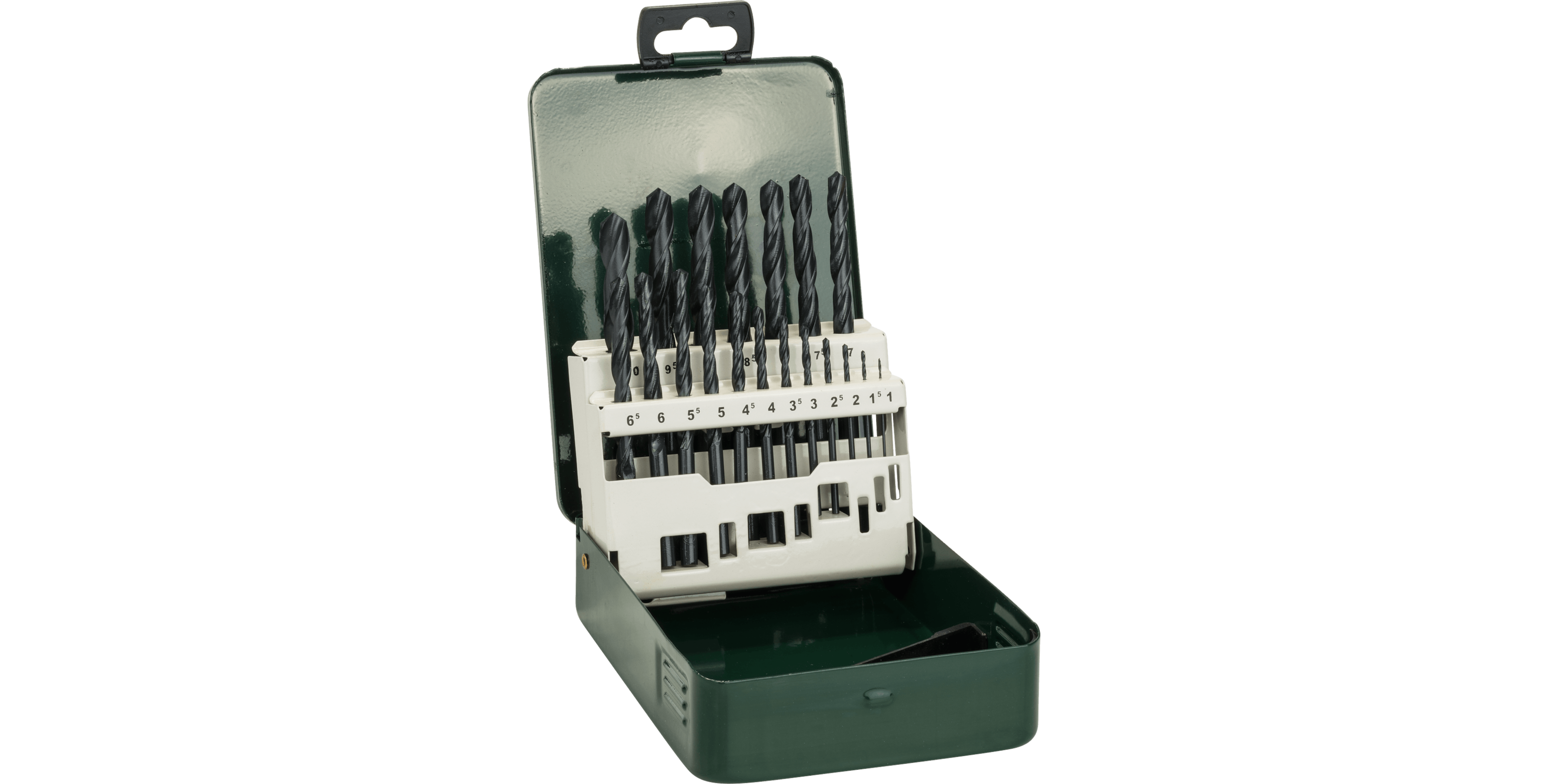 Metal Drill Bit HSS-R, DIN 338 Set 19 Pieces