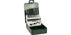 Metal Drill Bit HSS-R, DIN 338 Set 19 Pieces