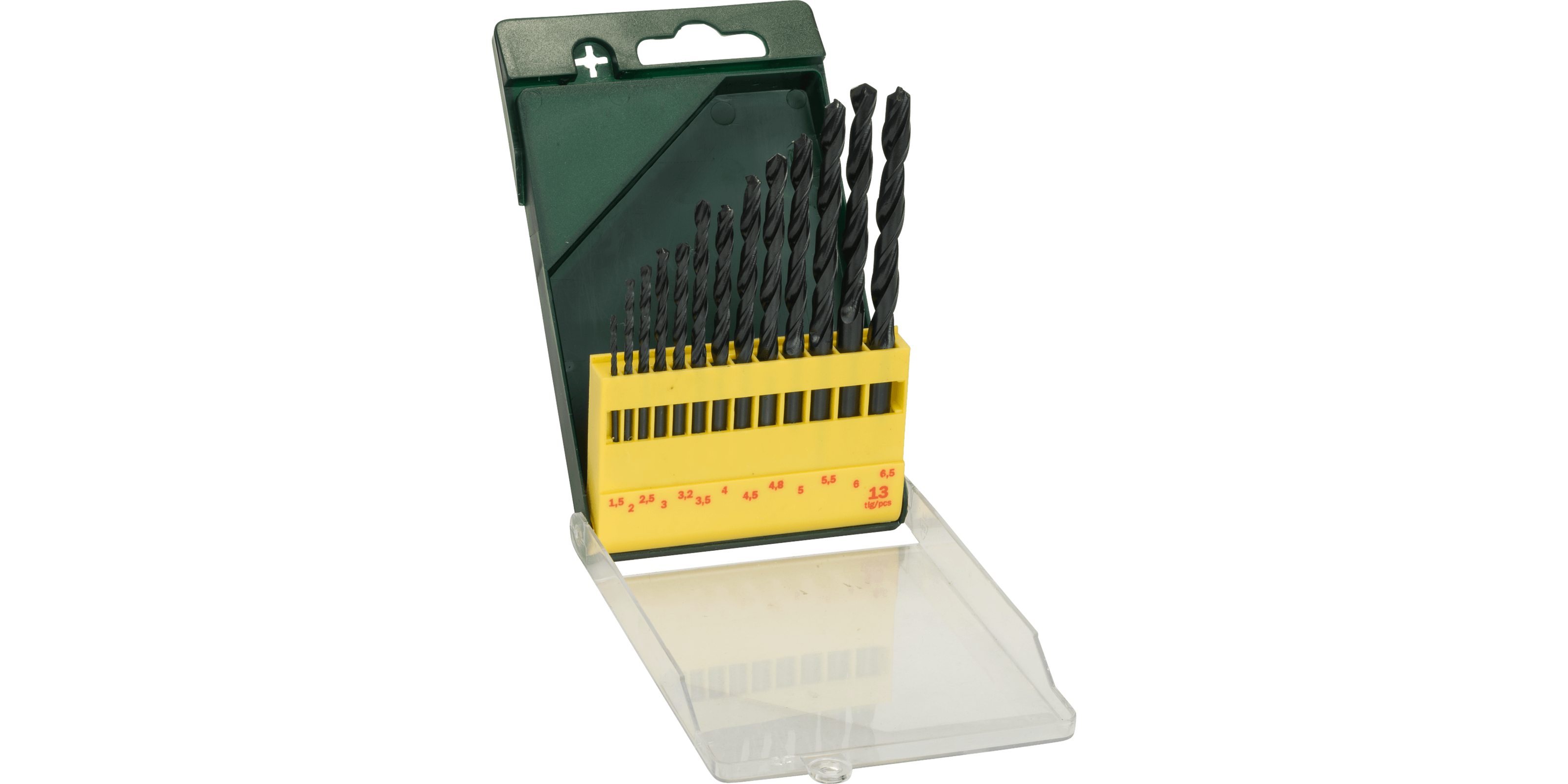 Metal Drill Bit HSS-R, Set 13 Pieces