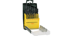 Metal Drill Bit HSS-R, Set 19 Pieces