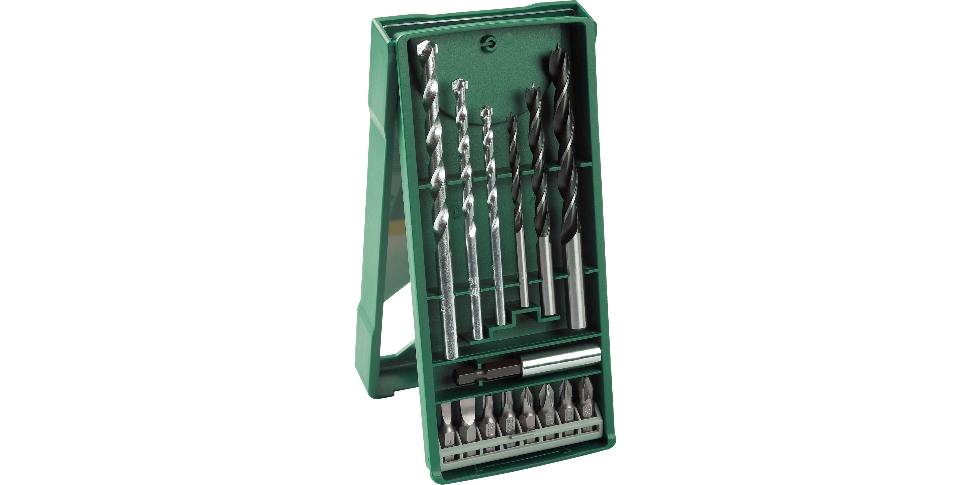 Mini-X-Line Drill and Screwdriver Bit Set, 15 pieces