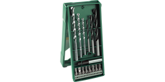 Mini-X-Line Drill and Screwdriver Bit Set, 15 pieces