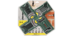 Mini-X-Line Drill and Screwdriver Bit Set Multipack 3+1