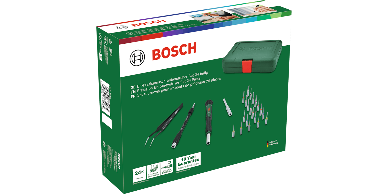 Precision Bit Screwdriver Set 24-Piece