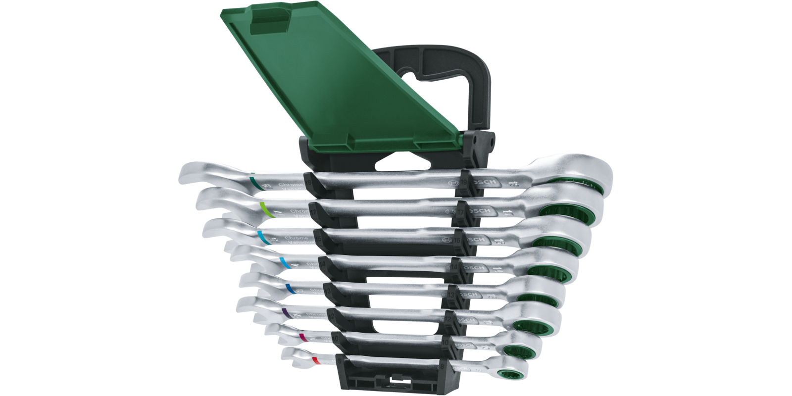 Ratchet Combination Wrench Set 8-Piece