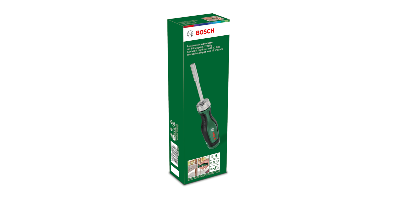 Ratchet Screwdriver with 12 Bits (Magazine 2)
