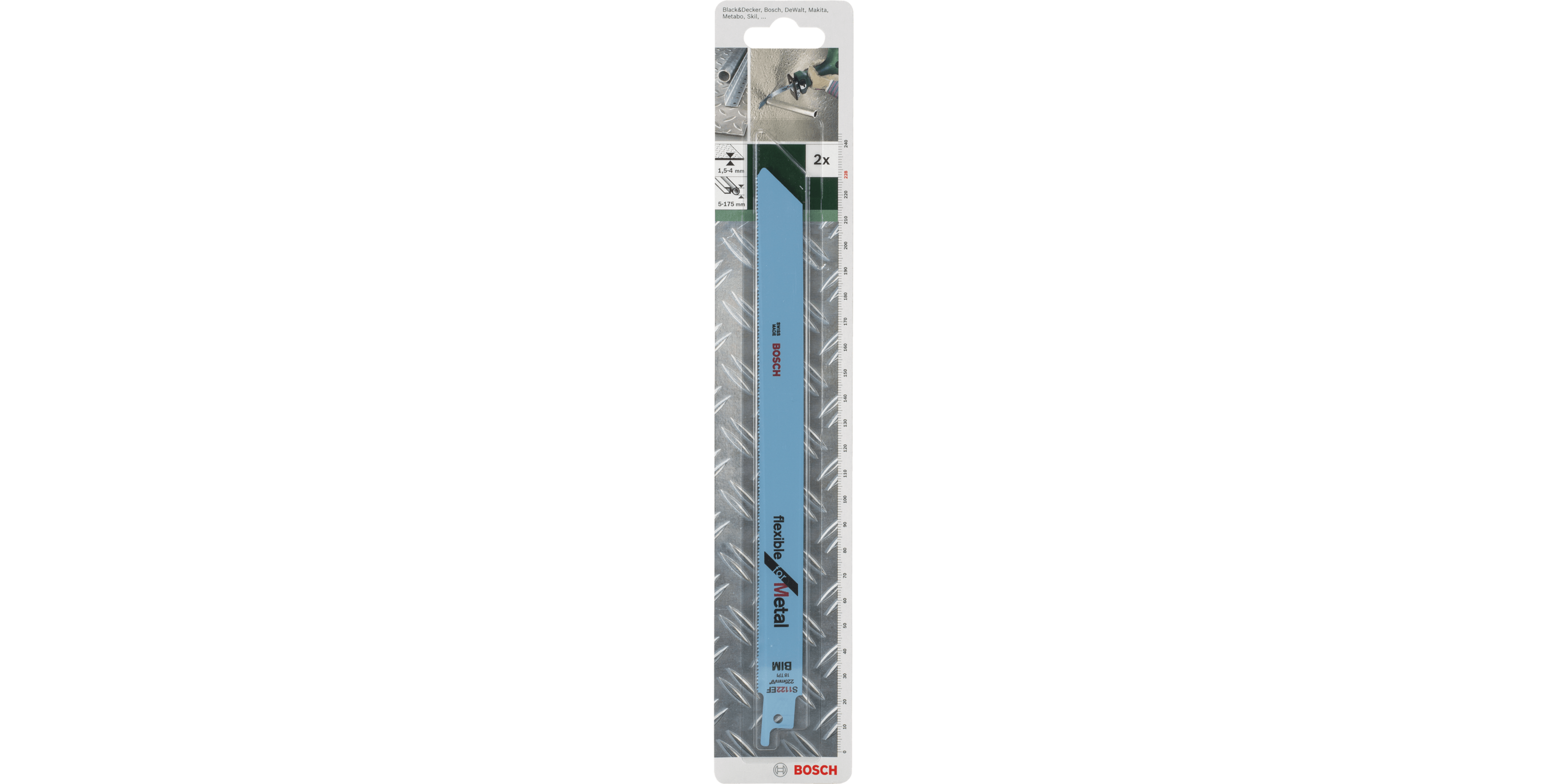 Reciprocating saw blade, bi-metal, S 1122 EF