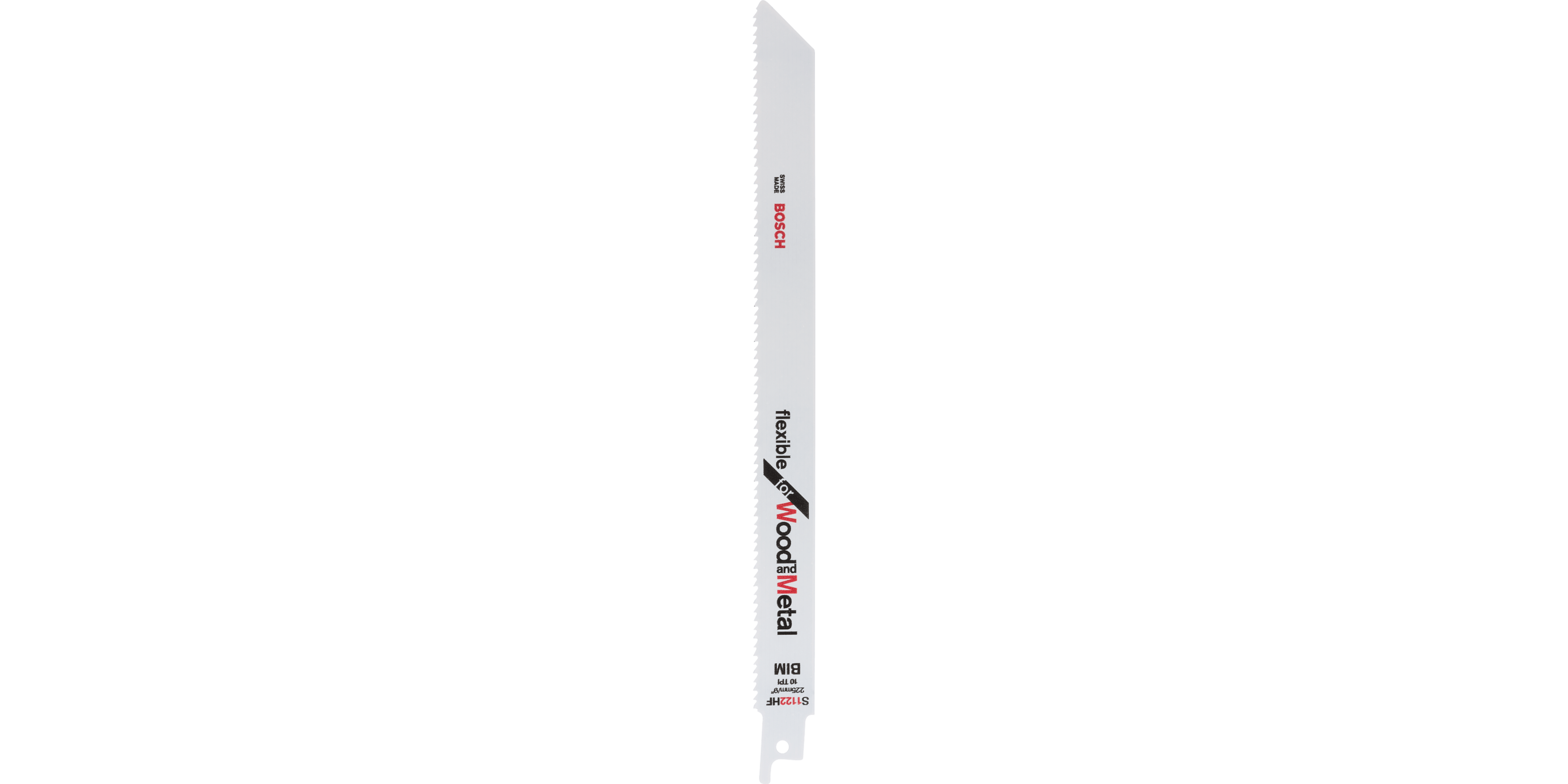 Reciprocating saw blade, bi-metal, S 1122 HF