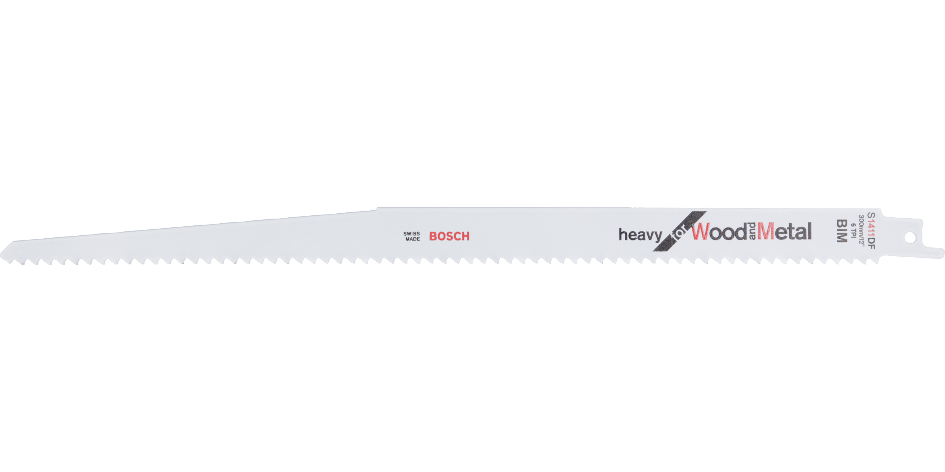 Reciprocating saw blade, bi-metal, S 1411 DF