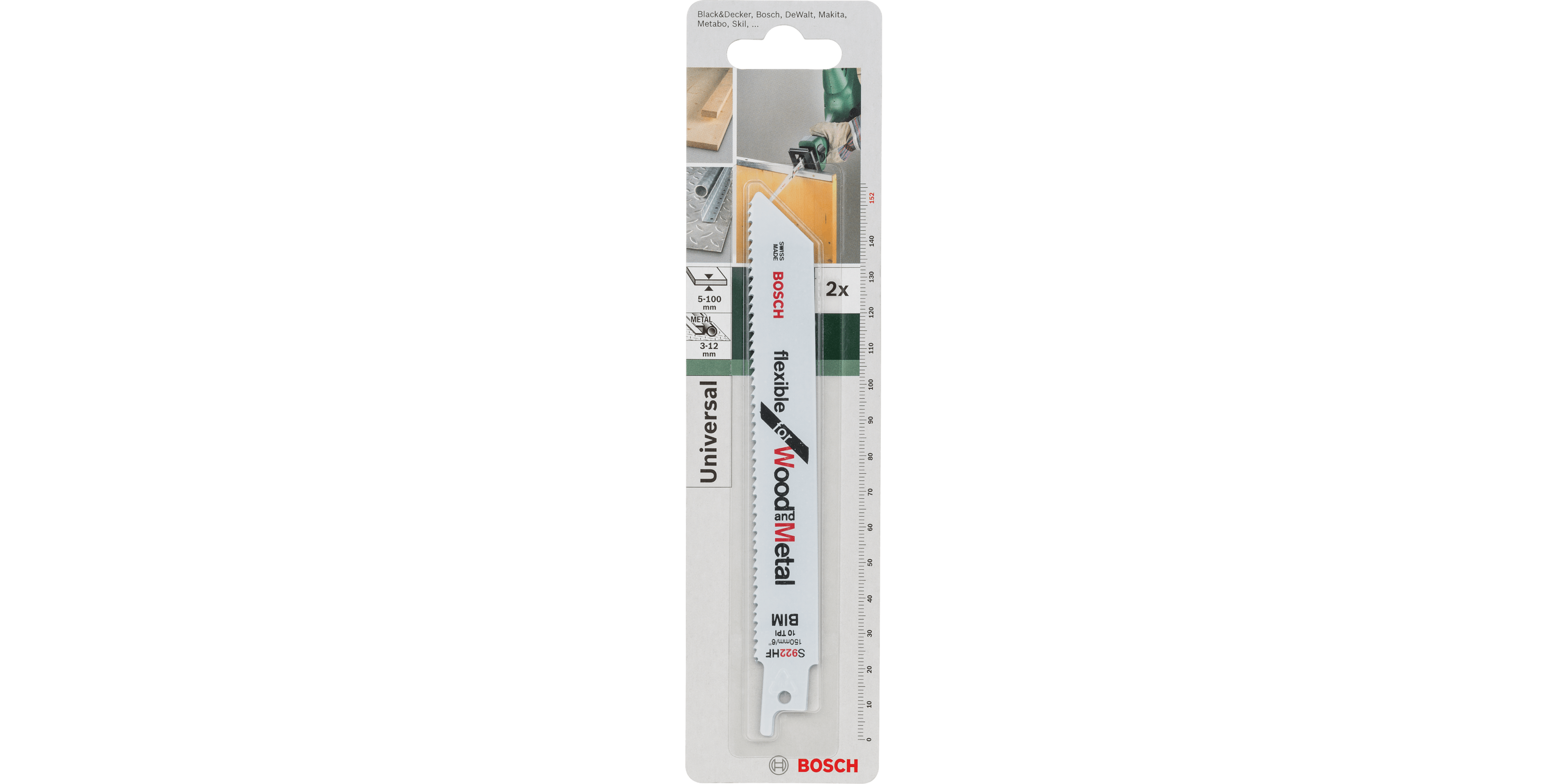 Reciprocating saw blade, bi-metal, S 922 HF