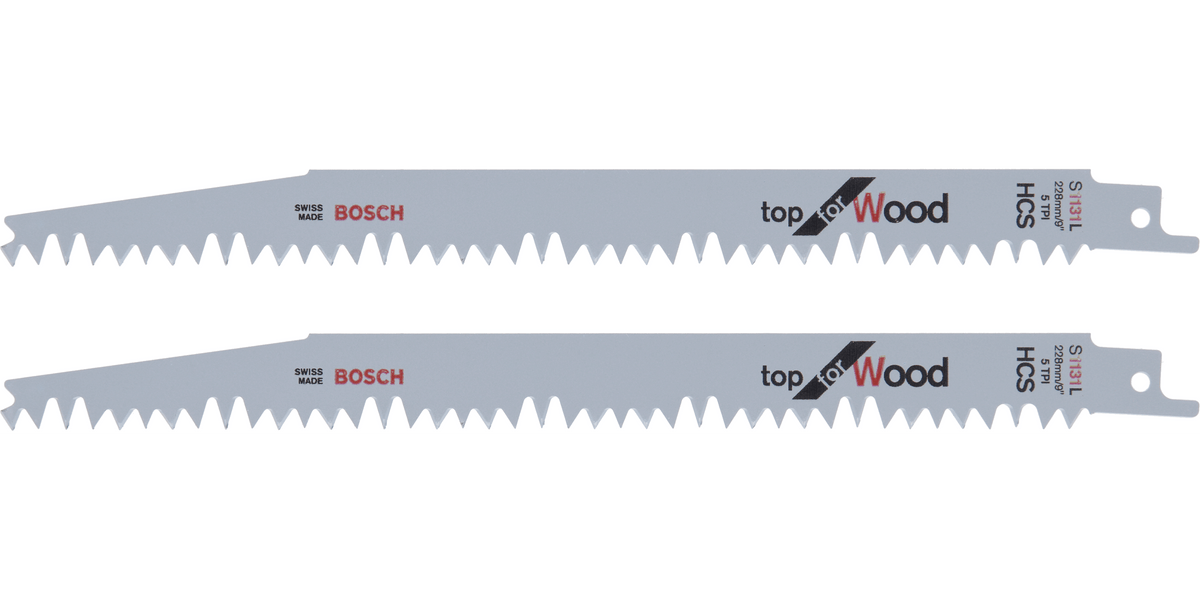 Reciprocating saw blade HCS, S 1131 L