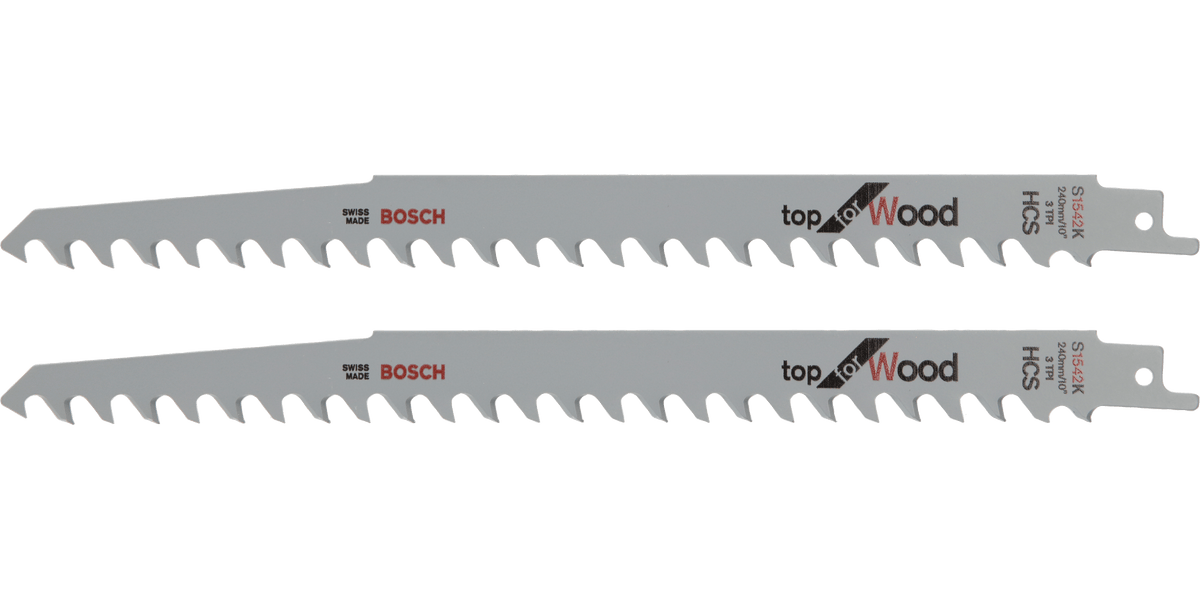 Reciprocating saw blade HCS, S 1542 K