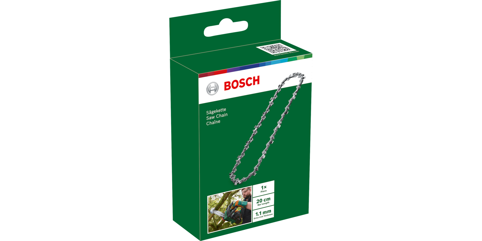 Saw chain 20 cm (1.1 mm, 3/8")