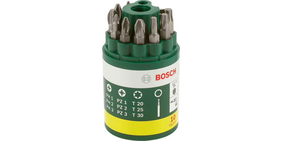 Screwdriver Bit Set 10 Pieces