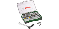 Screwdriver Bit Set 27 pieces with Ratchet