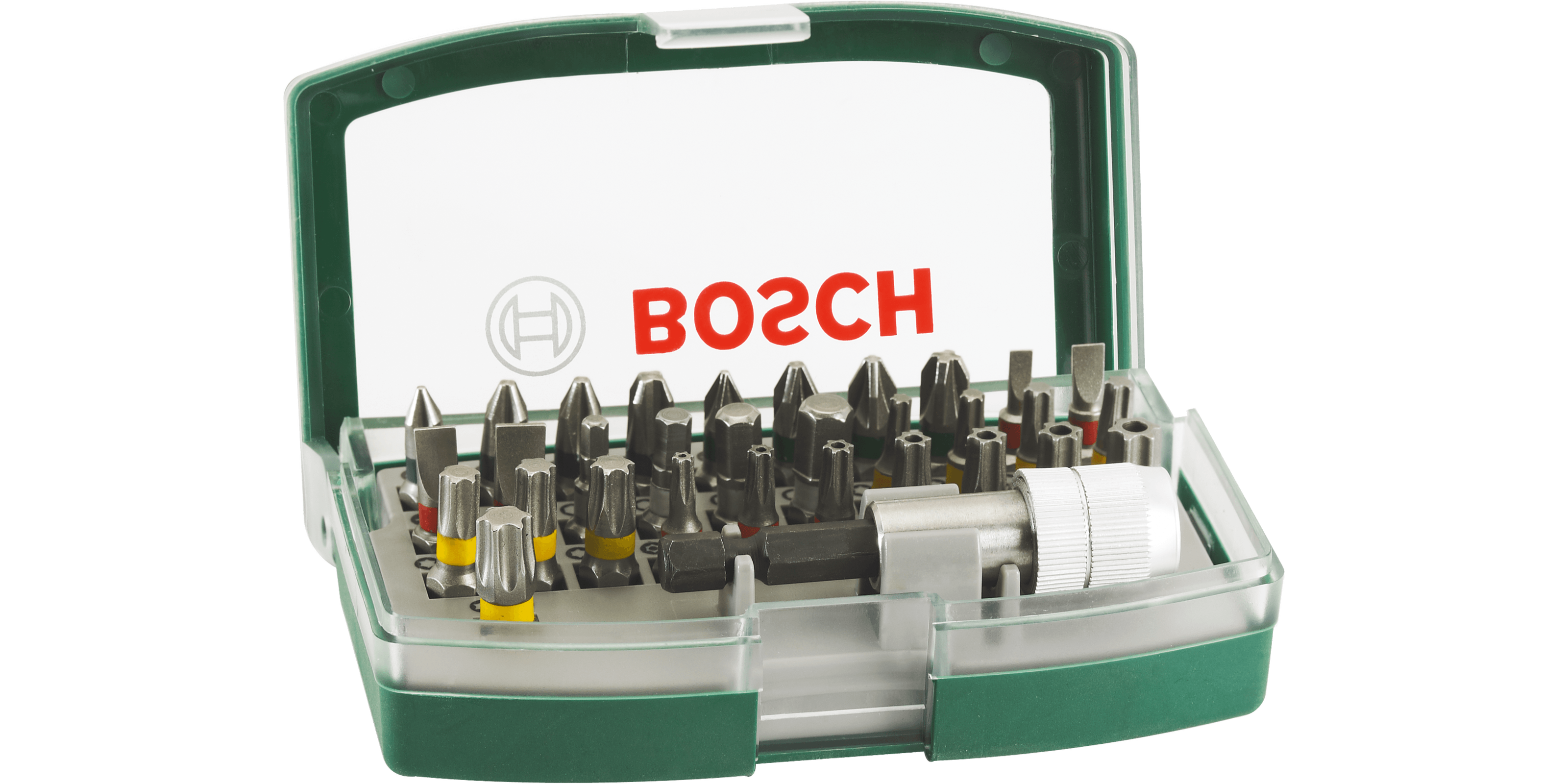 Screwdriver Bit Set 32 Pieces with Colour Coding