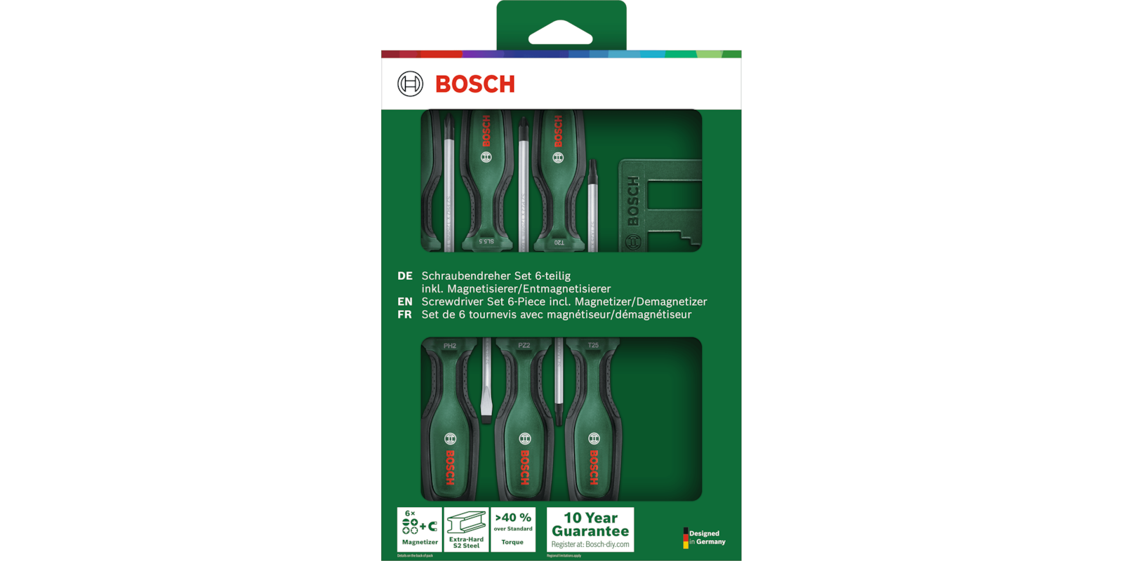 Screwdriver Set 6-Piece + Magnetizer