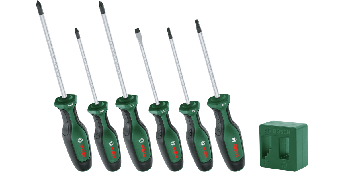 Screwdriver Set 6-Piece + Magnetizer