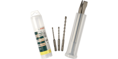 SDS plus Chisel and Hammer Drill Bit Set 5 Pieces
