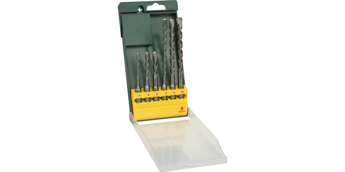 SDS plus Hammer Drill Bit Set 6 Pieces