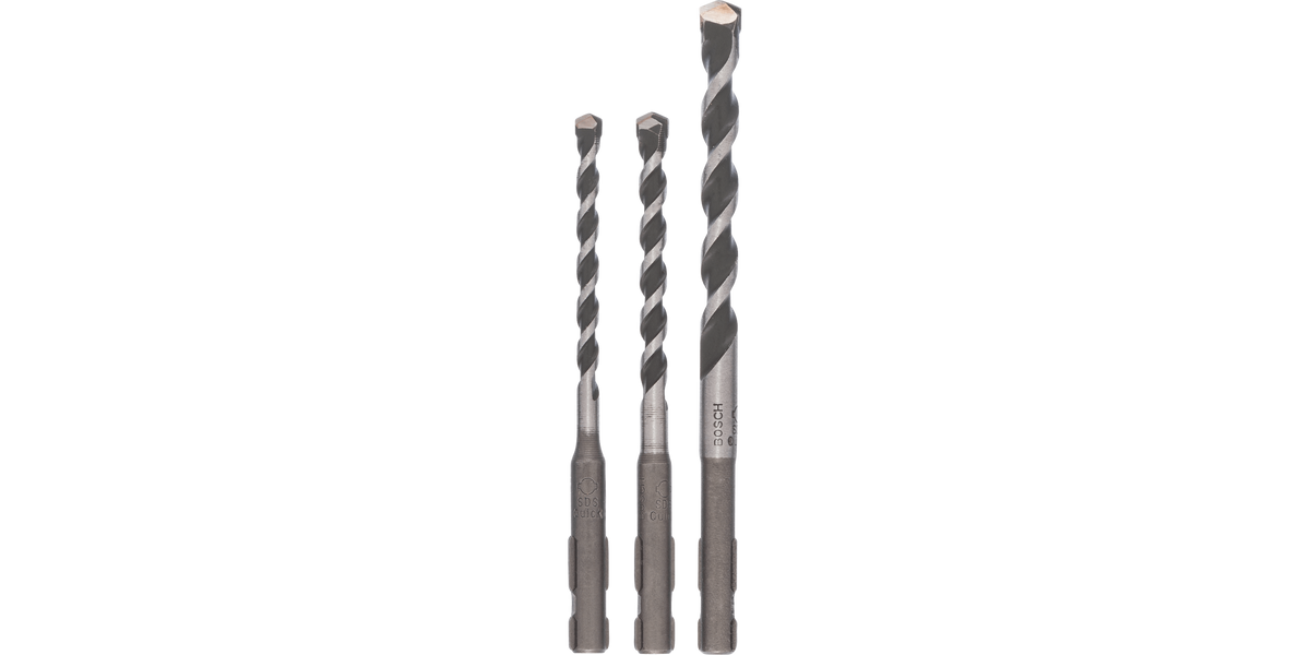 SDS quick Multi-Purpose Drill Bit Set 3 Pieces