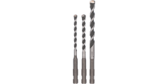 SDS quick Multi-Purpose Drill Bit Set 3 Pieces