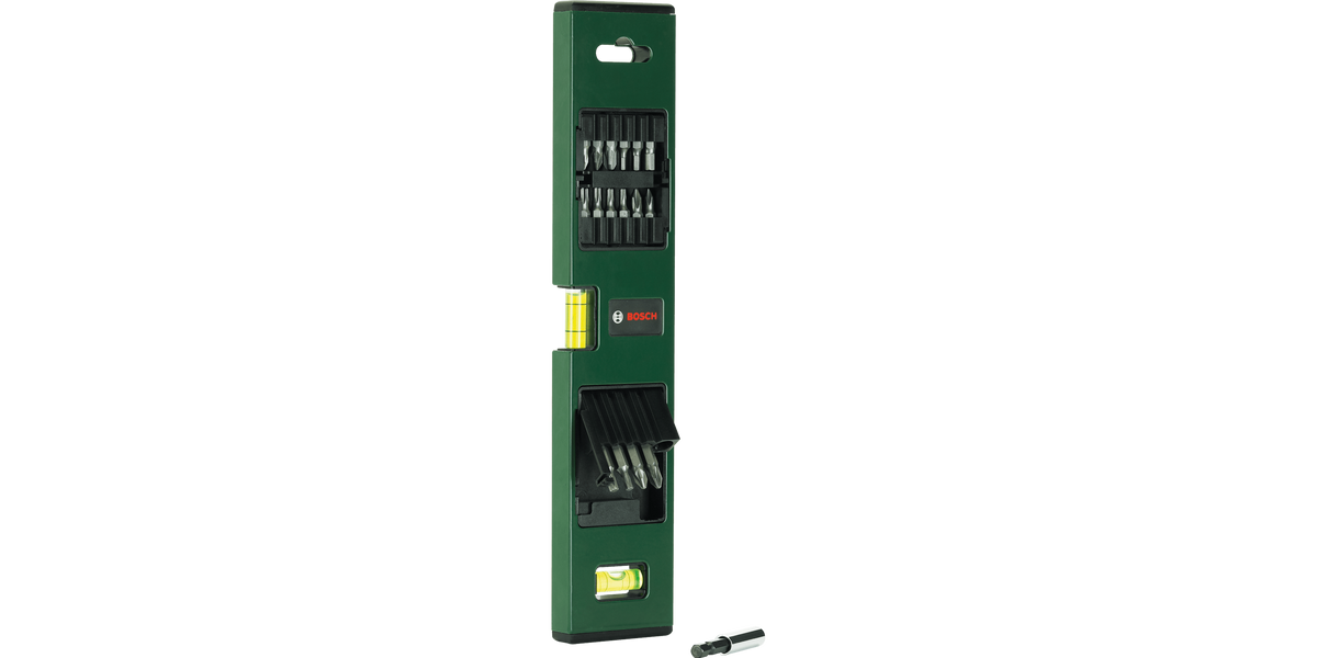 Spirit Level Screwdriver Bit Set, 17 pieces