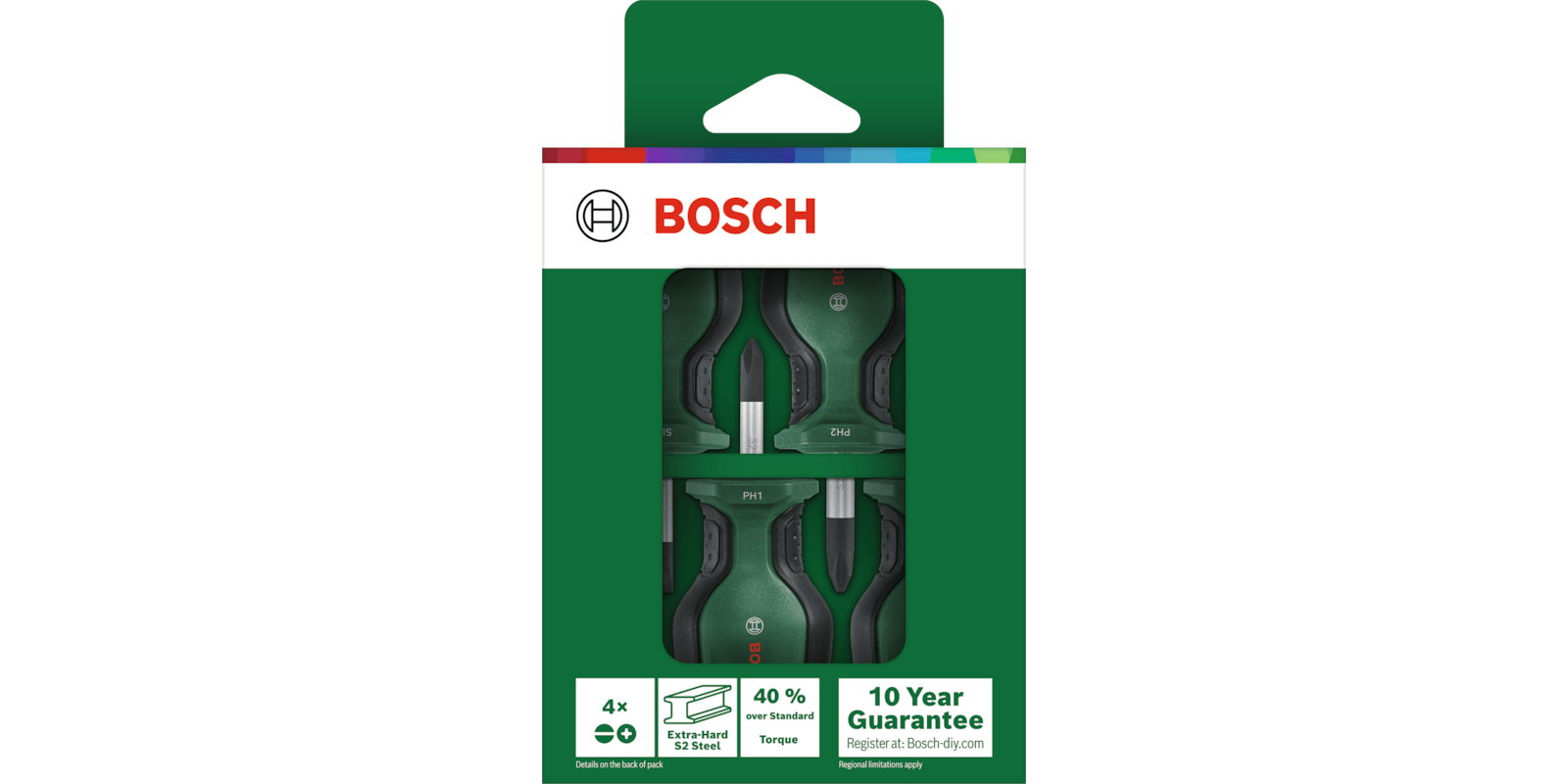 Stubby Screwdriver Set 4-Piece