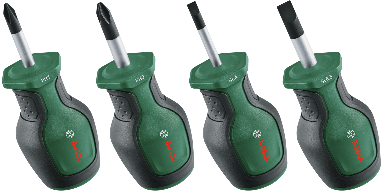 Stubby Screwdriver Set 4-Piece