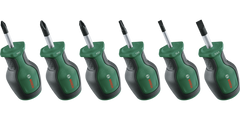 Stubby Screwdriver Set 6-Piece
