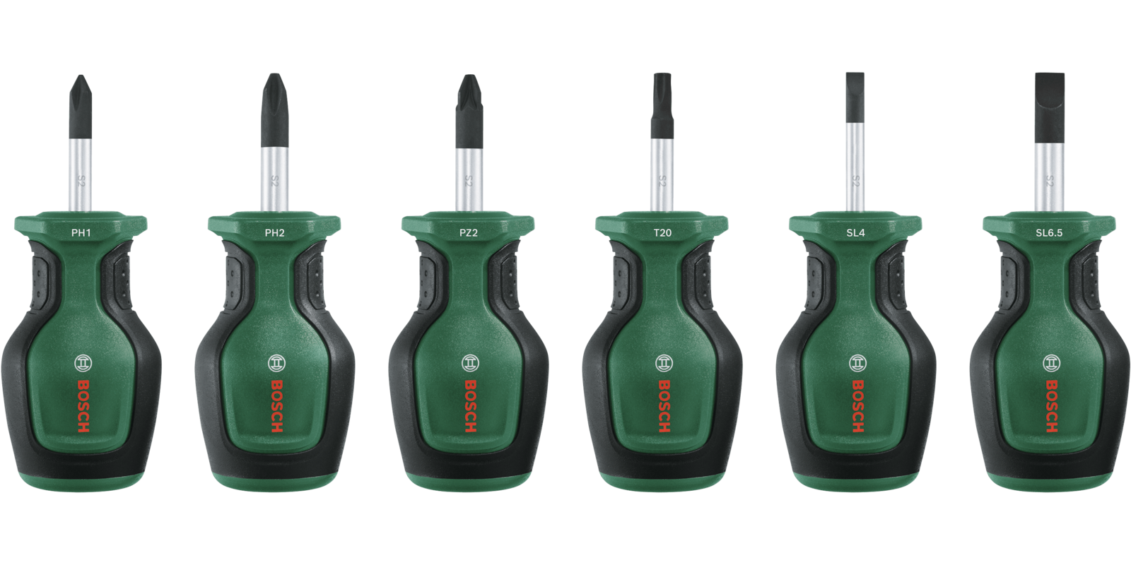 Stubby Screwdriver Set 6-Piece