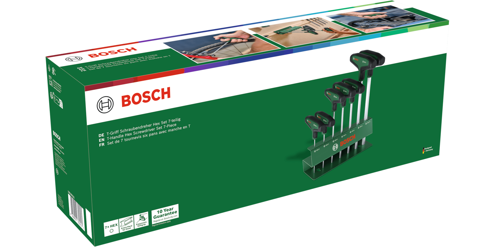 T-Handle Hex Screwdriver Set 7-Piece