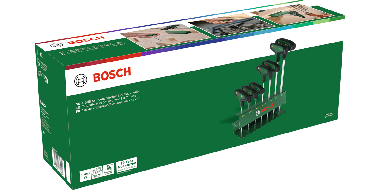 T-Handle Torx Screwdriver Set 7-Piece