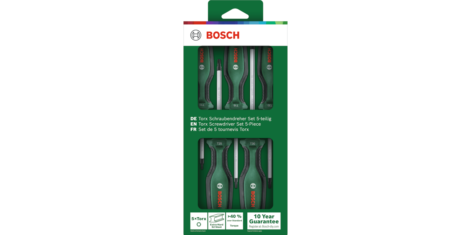 Torx Screwdriver Set 5-Piece