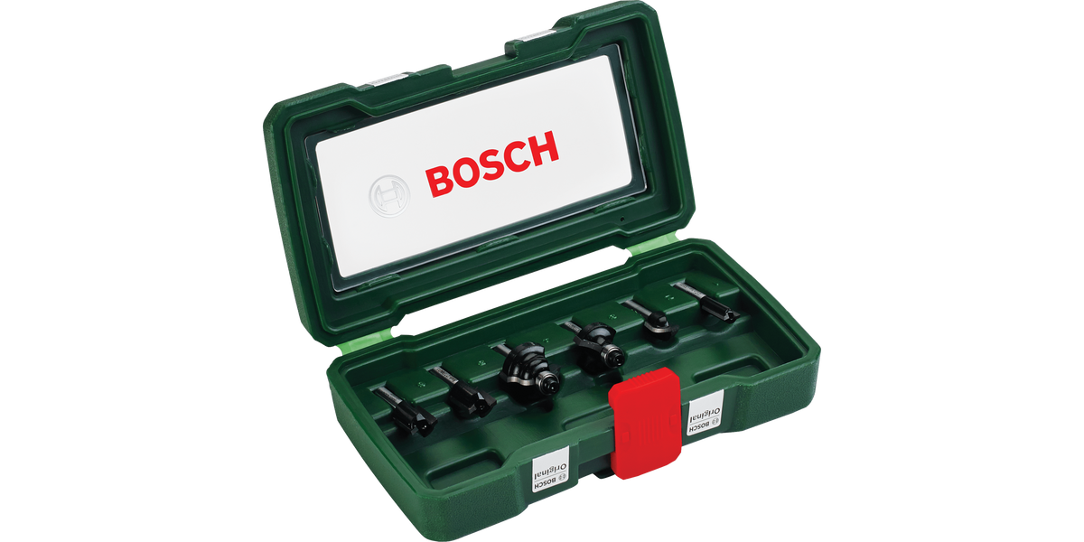 Tungsten-carbide Router Bit Set 6 Pieces