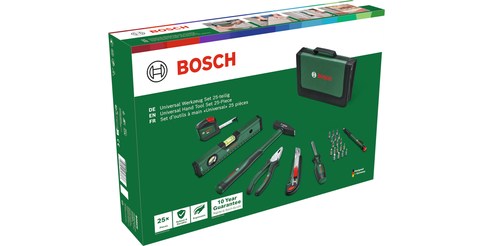 Universal Hand Tool Set 25-Piece