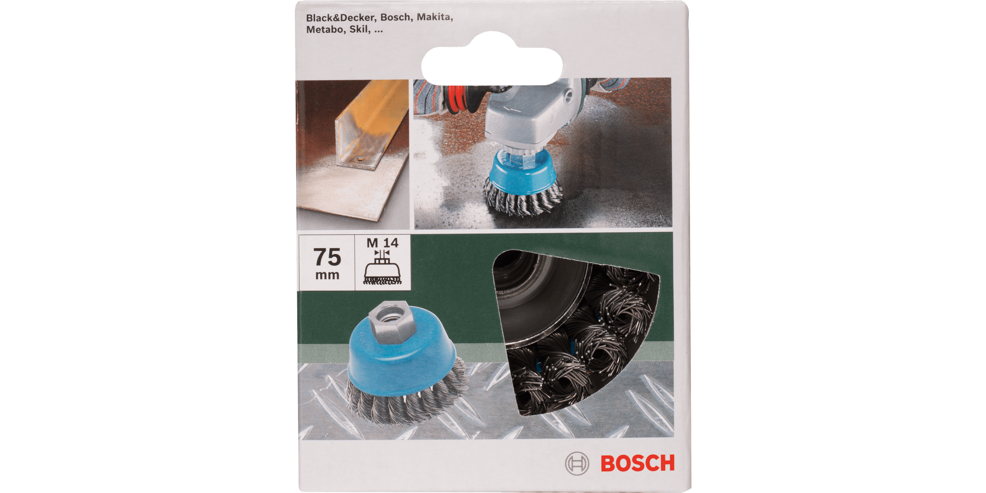 Wire Cup Brush with Crimped Wire brass-coated
