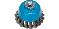 Wire Cup Brush with Crimped Wire brass-coated