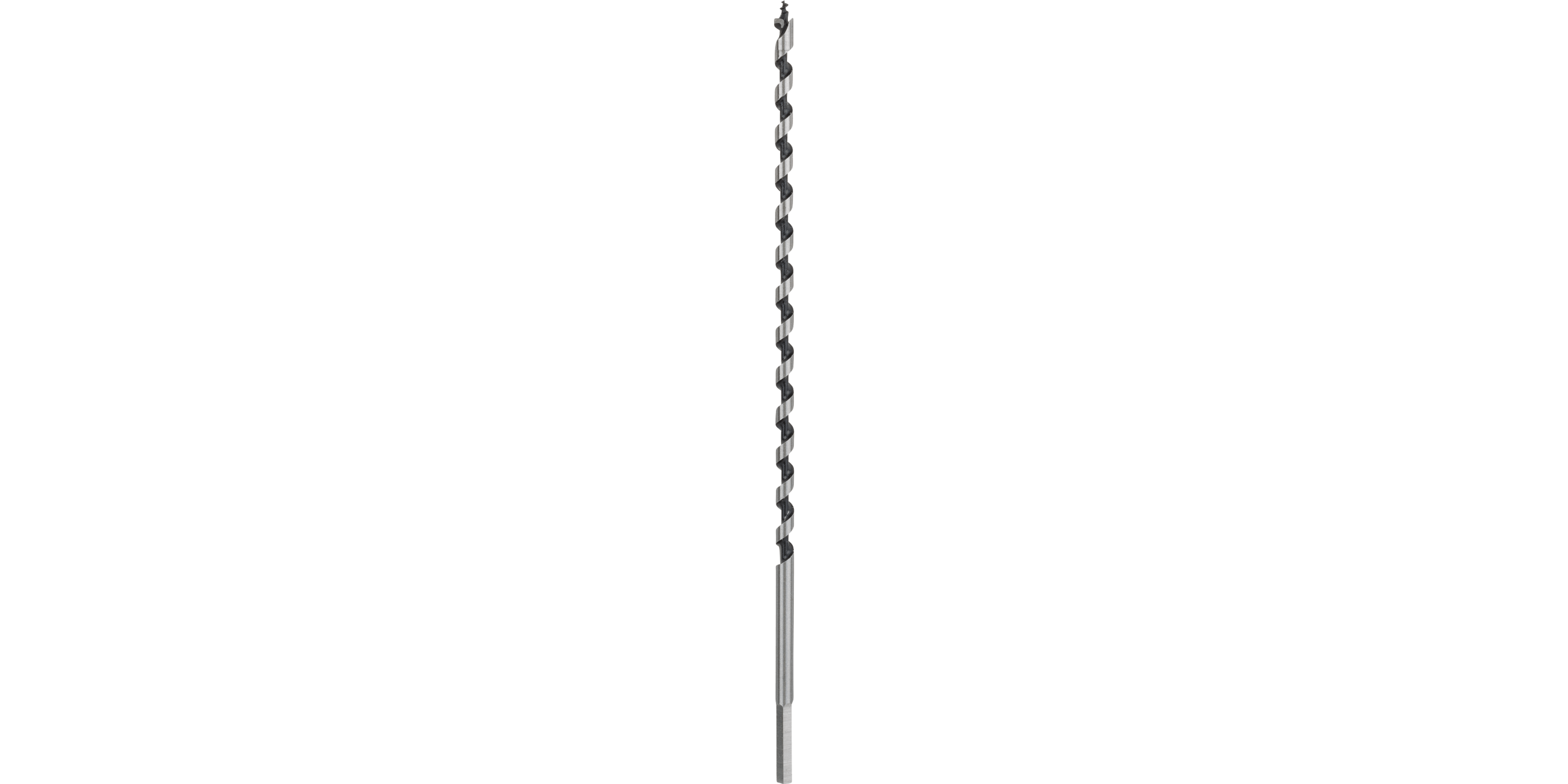 Wood Auger Bit with self-feeding threaded tip