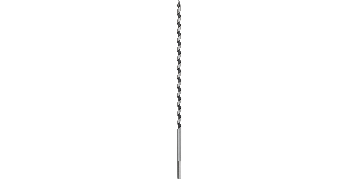 Wood Auger Bit with self-feeding threaded tip