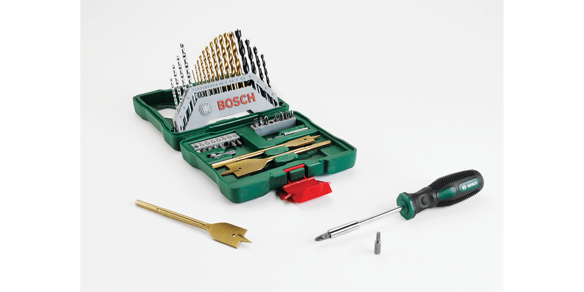 X-Line Drill- and Screwdriver Bit Set TiN-coated 40 pieces