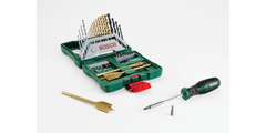 X-Line Drill- and Screwdriver Bit Set TiN-coated 40 pieces
